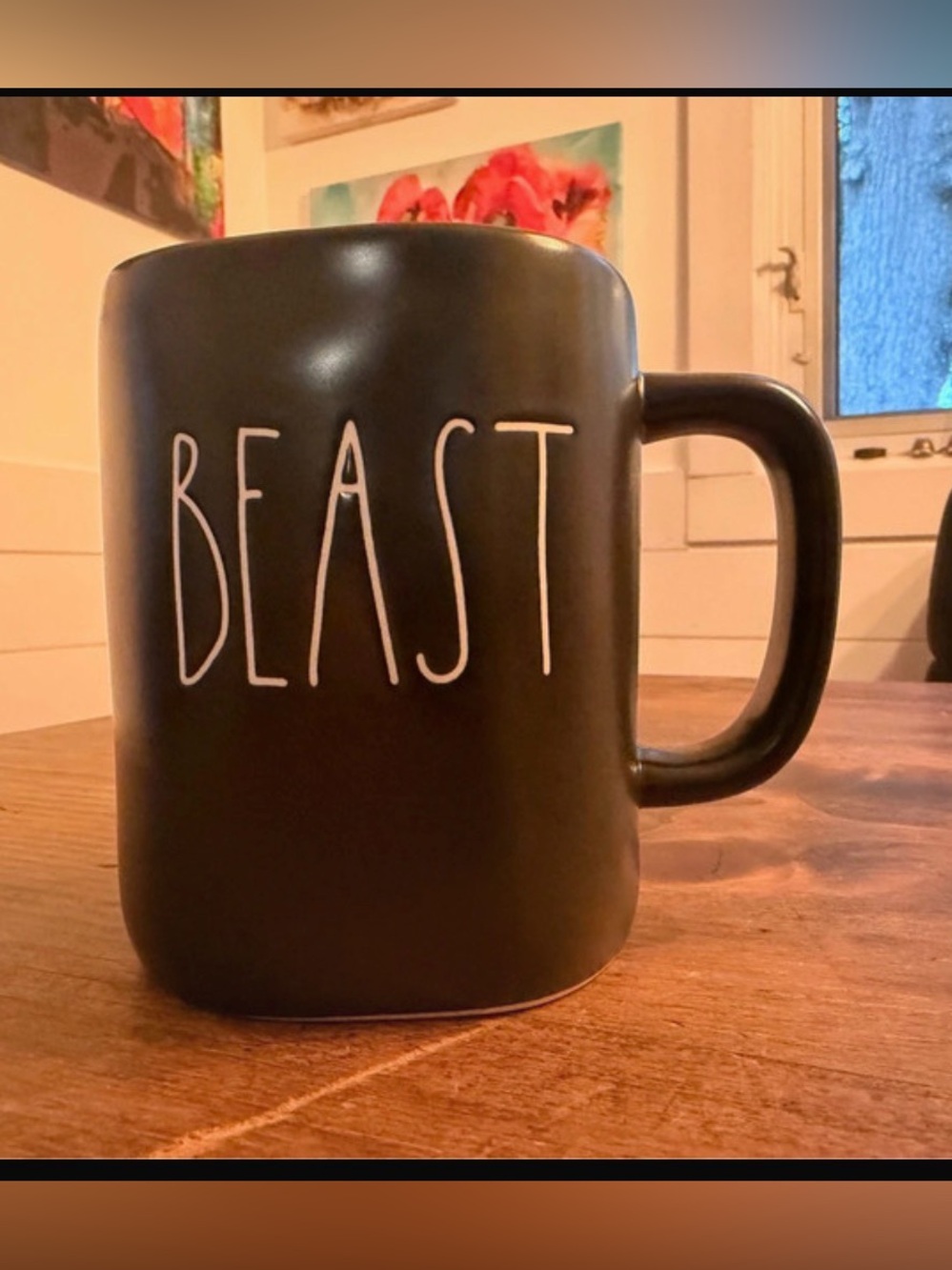 Rae Dunn BEAST mug
